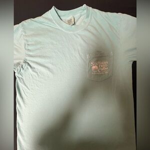 Southern Fried Cotton Seafoam Green Pocket Tee
Size Med.Good Condition PRESHRUNK